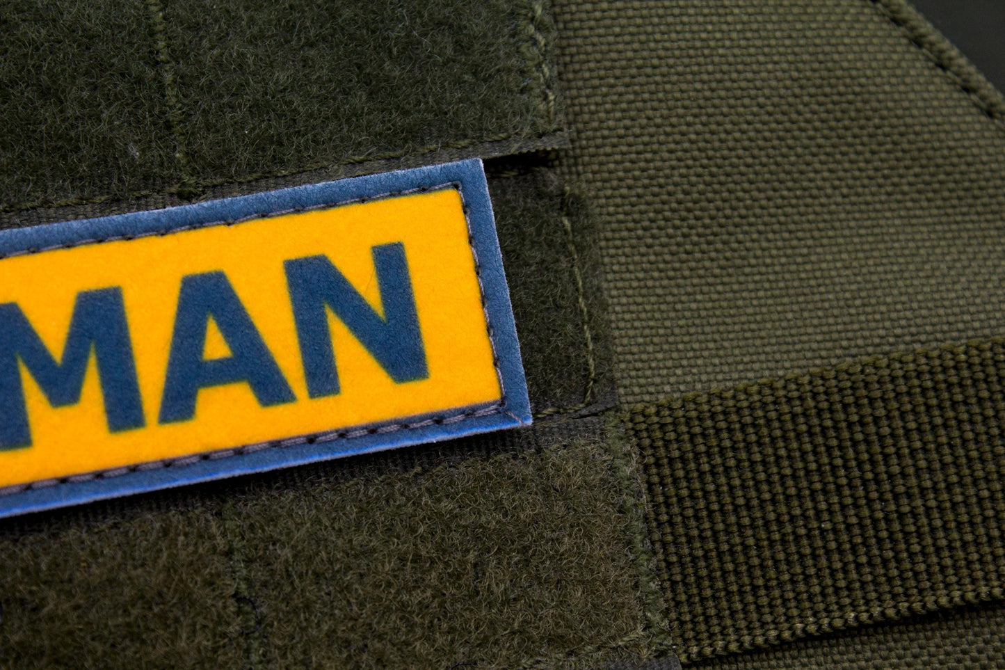 Demoman TF2 beta BLUE team stripe hook and loop morale patch