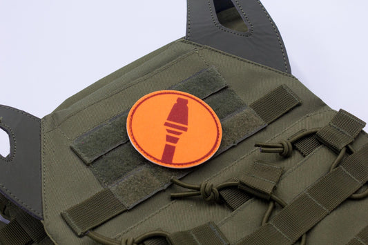 Soldier TF2 RED team hook and loop morale patch 3″