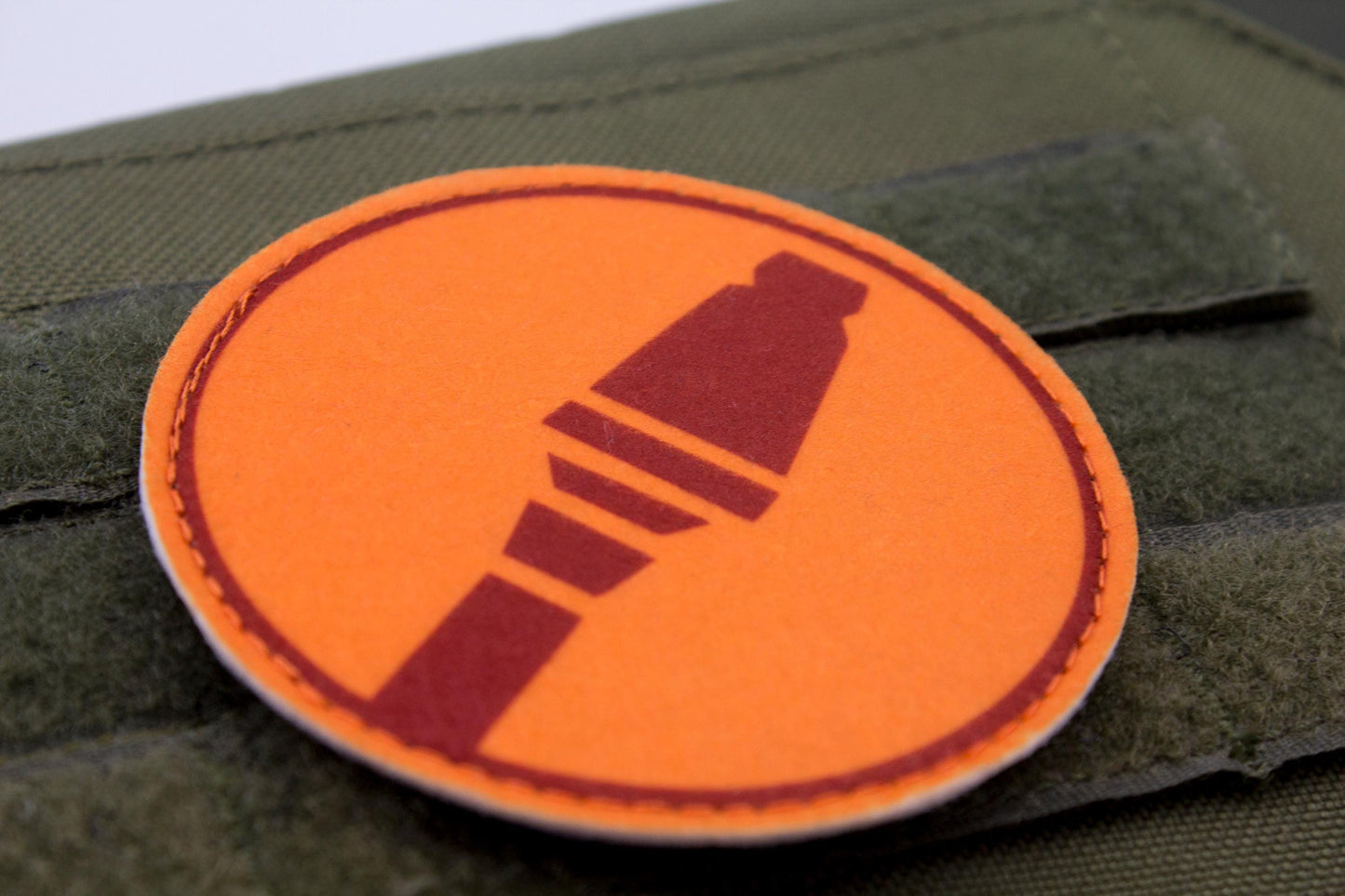 Soldier TF2 RED team hook and loop morale patch 3″