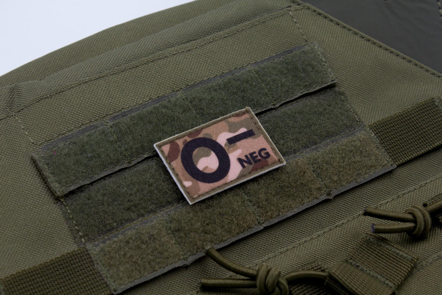 Blood type O- neg MULTICAM paramedic emt patch