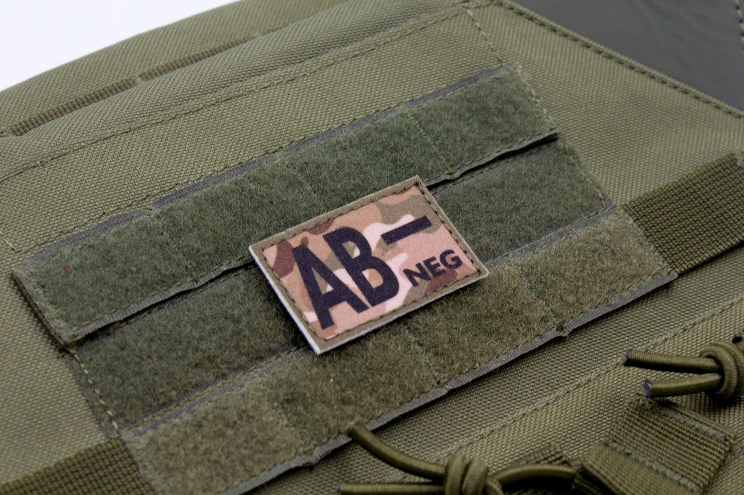 Blood type AB- neg MULTICAM paramedic emt patch