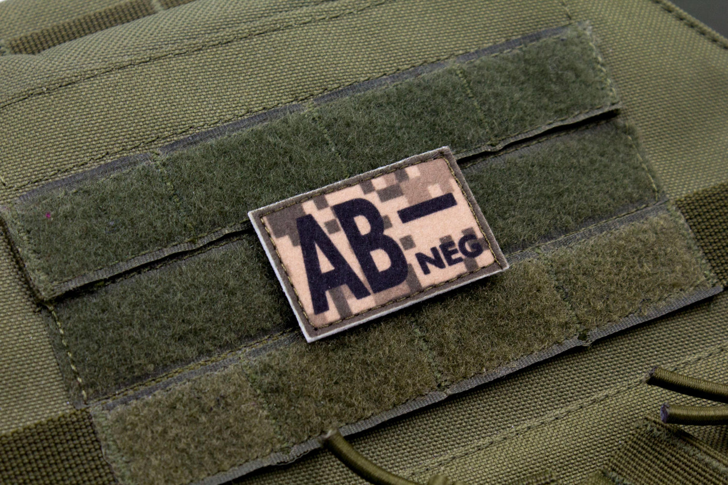 Blood type AB- neg PIXEL paramedic emt patch