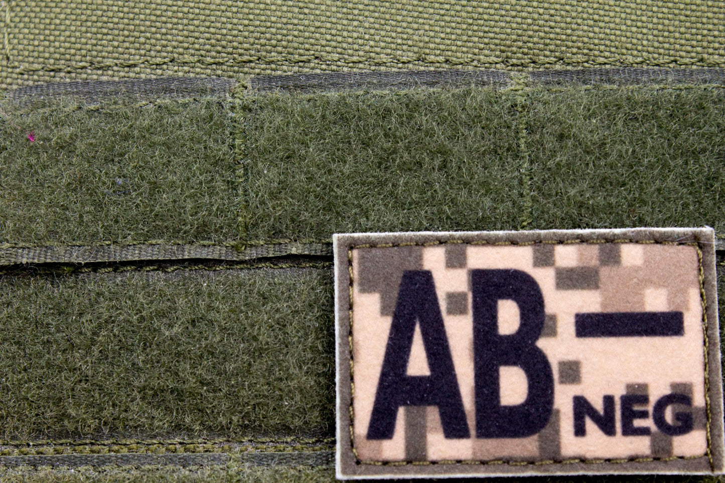 Blood type AB- neg PIXEL paramedic emt patch