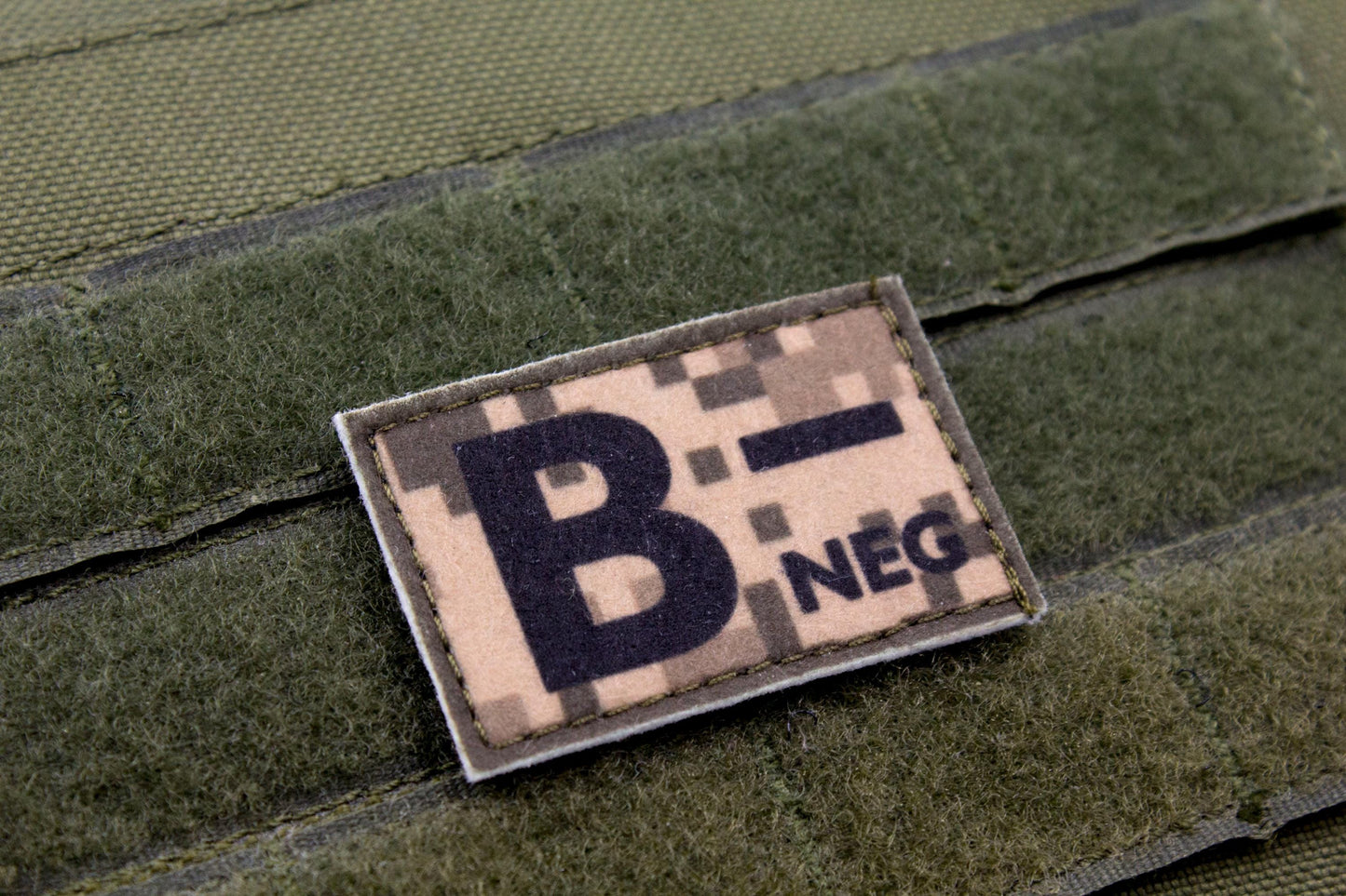 Blood type B- neg PIXEL paramedic emt patch
