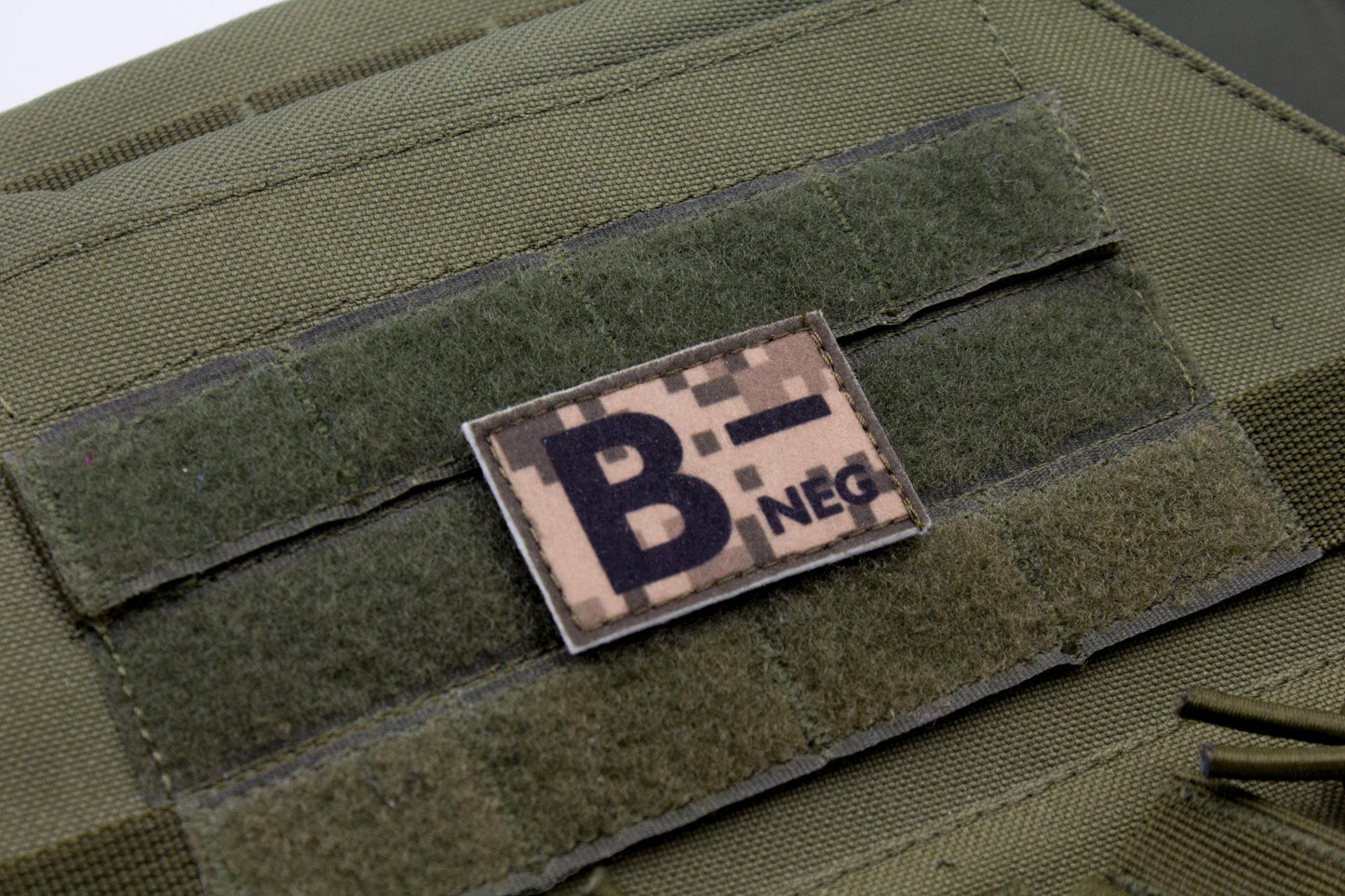 Blood type B- neg PIXEL paramedic emt patch