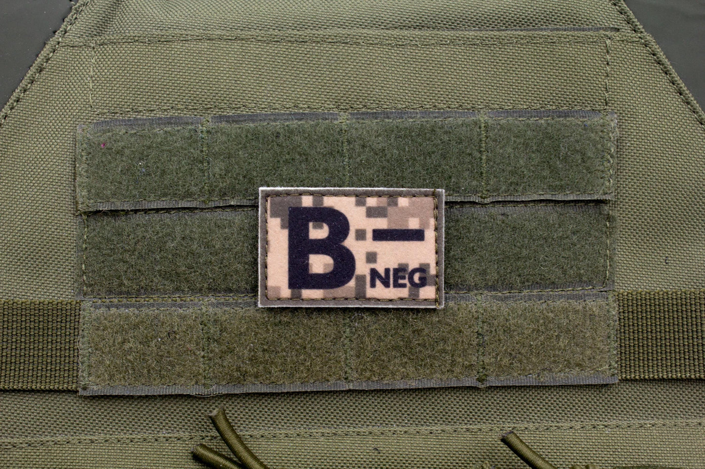 Blood type B- neg PIXEL paramedic emt patch
