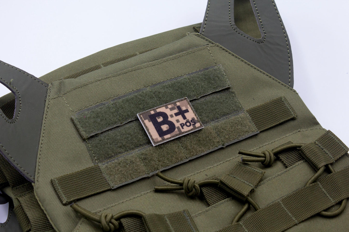 Blood type B+ pos PIXEL paramedic emt patch