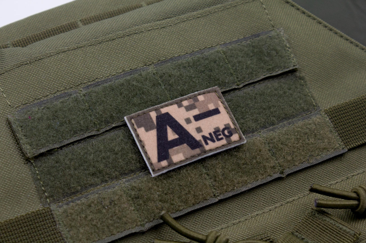 Blood type A- neg PIXEL paramedic emt patch
