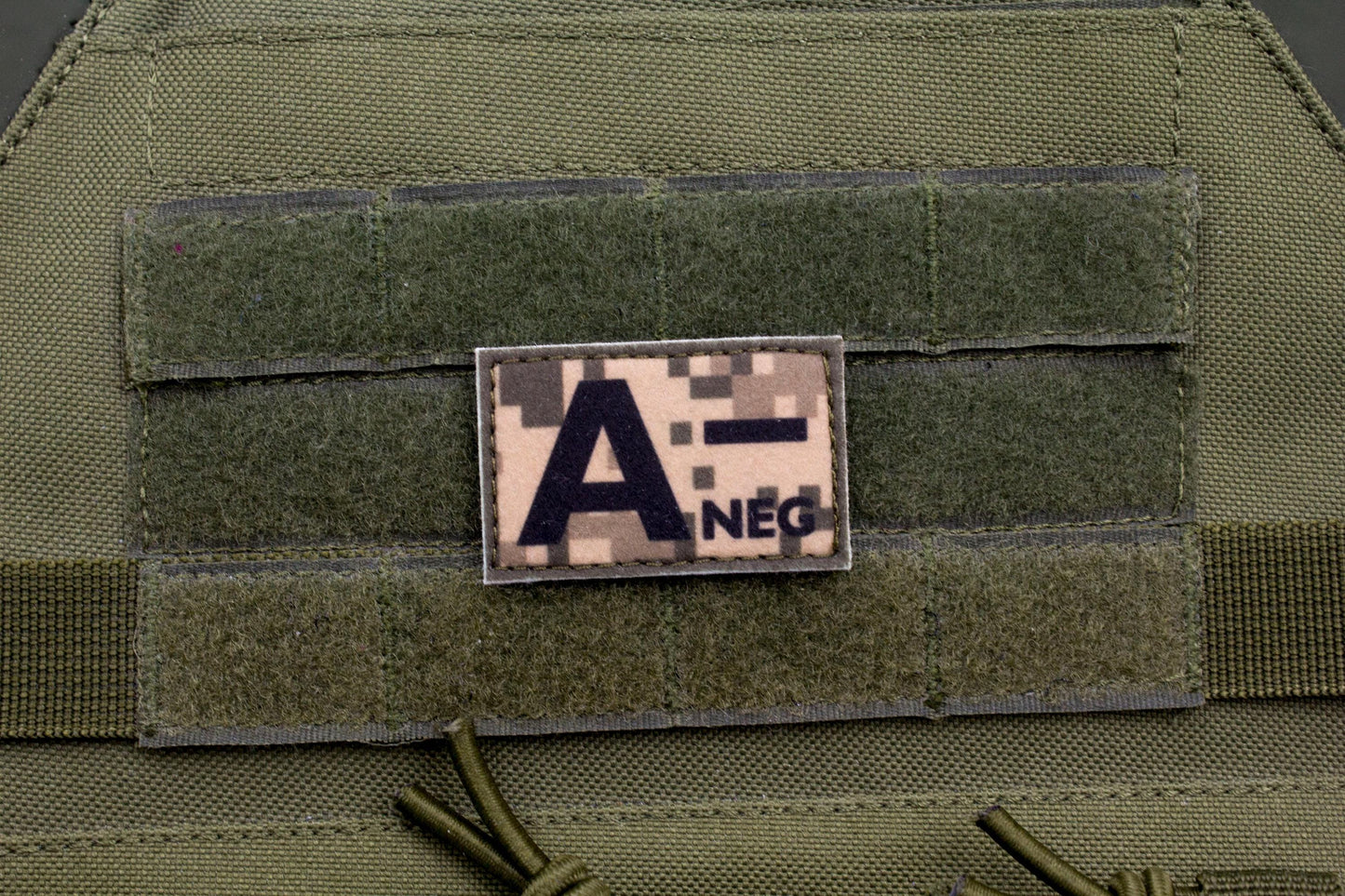 Blood type A- neg PIXEL paramedic emt patch