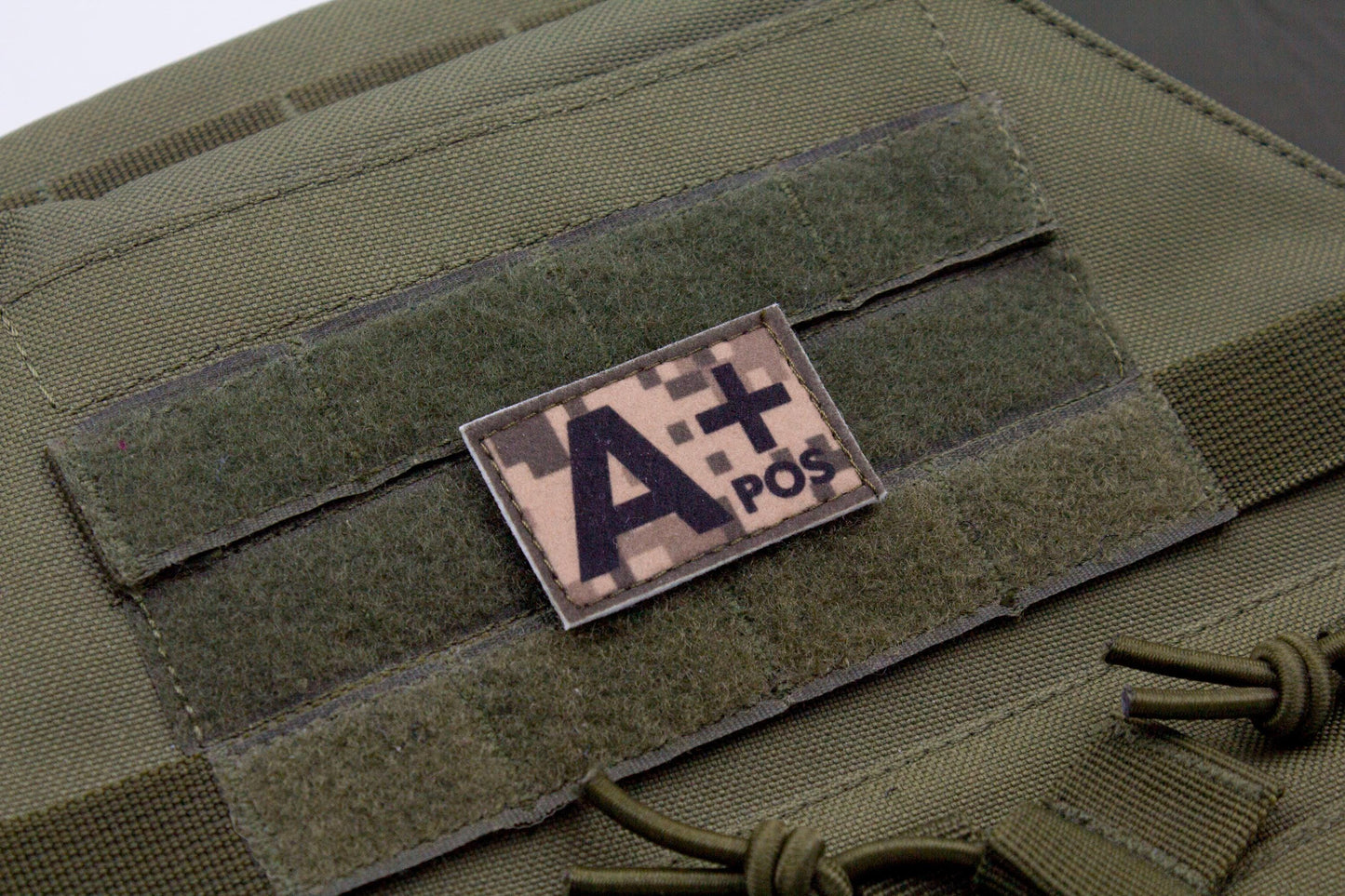 Blood type A+ pos PIXEL paramedic emt patch