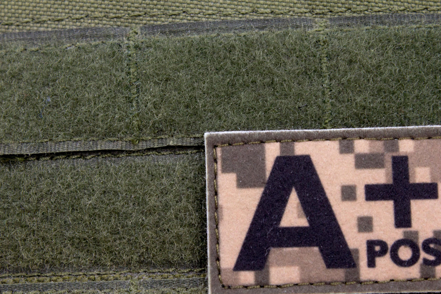 Blood type A+ pos PIXEL paramedic emt patch
