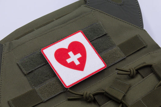 Anya medical Mouthwashing hook and loop morale patch