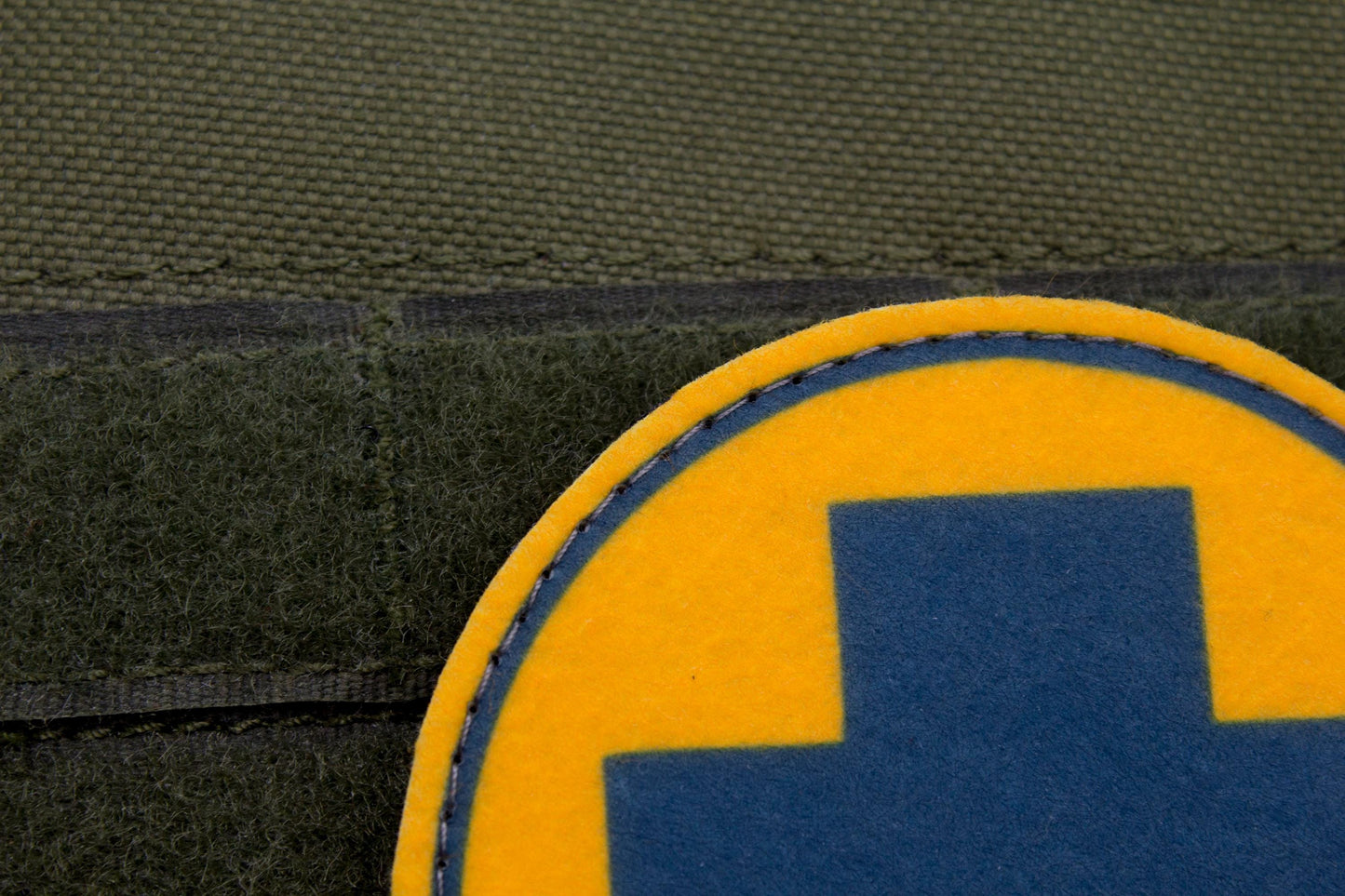 Medic TF2 BLUE team hook and loop morale patch 3″