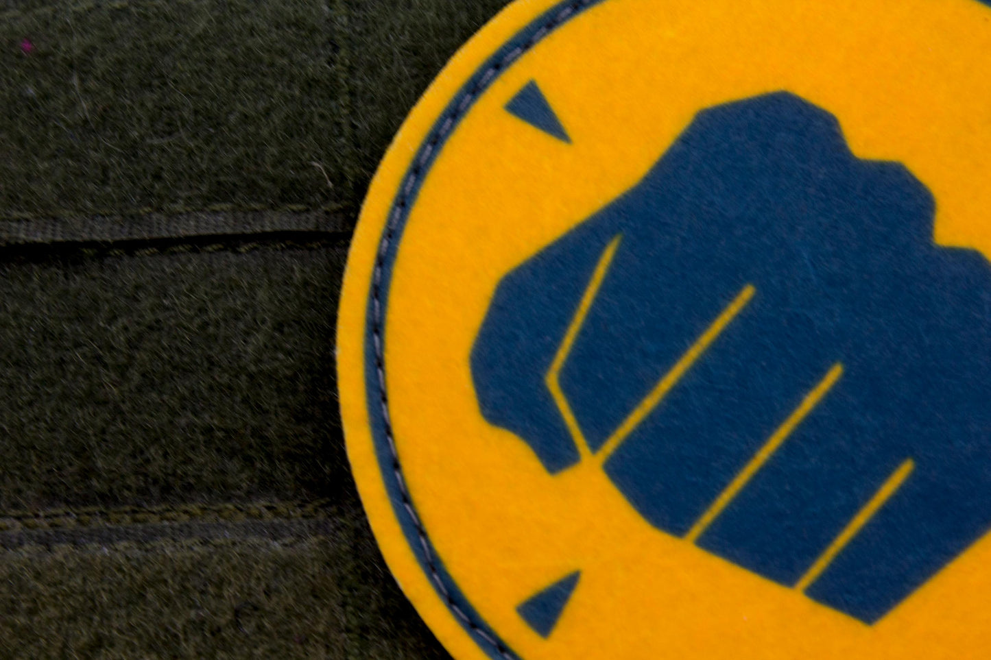 Heavy TF2 BLUE team hook and loop morale patch 3″