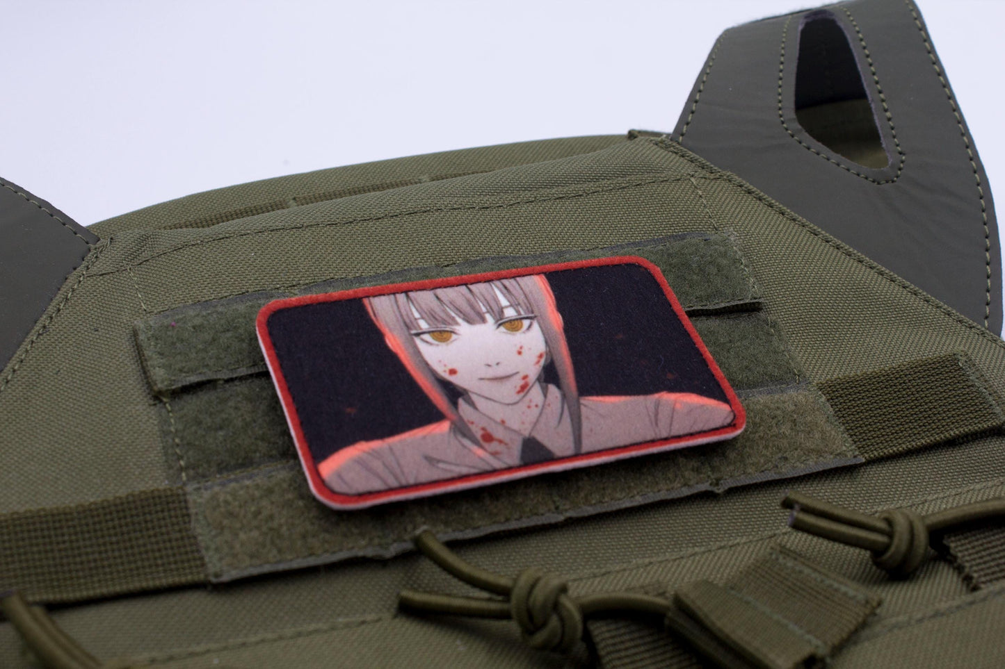 Makima Chainsaw Man anime hook and loop patch