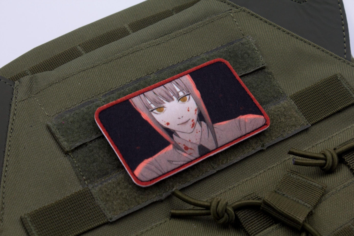 Makima Chainsaw Man anime hook and loop patch