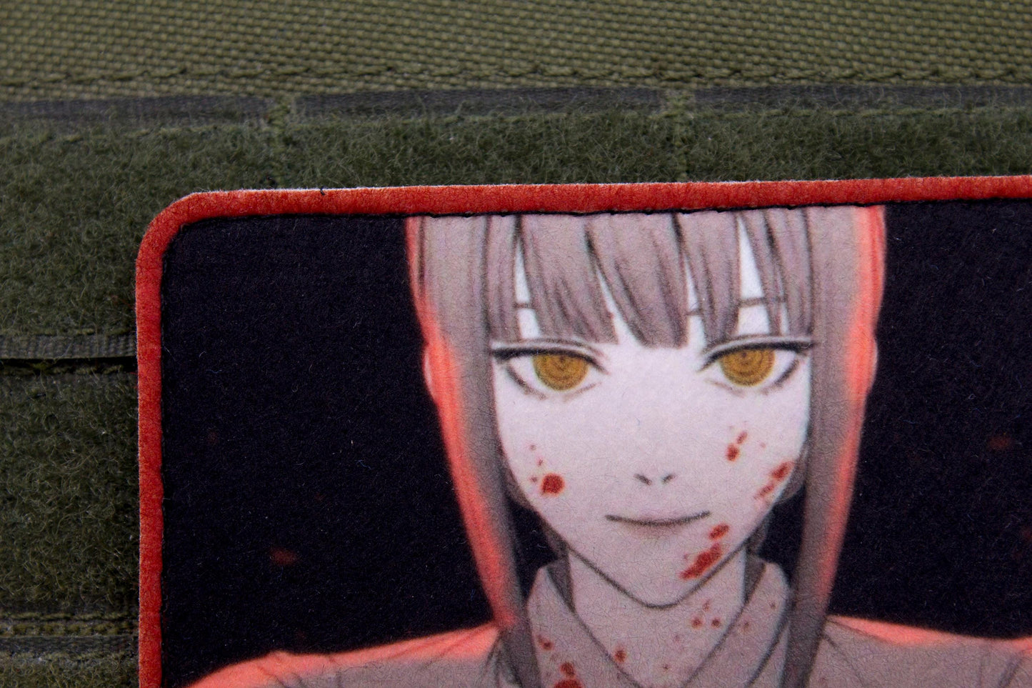 Makima Chainsaw Man anime hook and loop patch