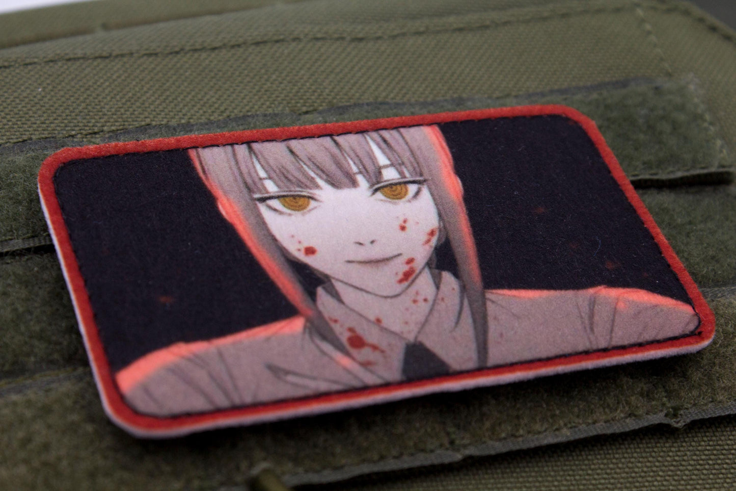 Makima Chainsaw Man anime hook and loop patch