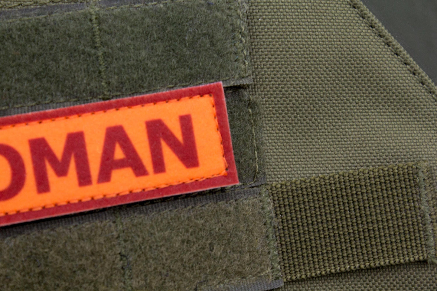 Demoman TF2 RED team team stripe hook and loop morale patch