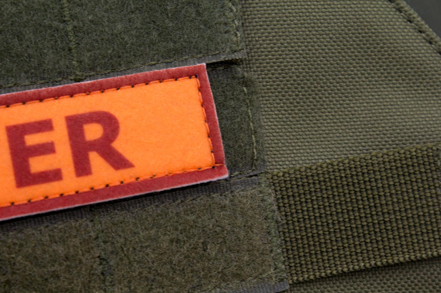 Sniper TF2 RED team stripe hook and loop morale patch