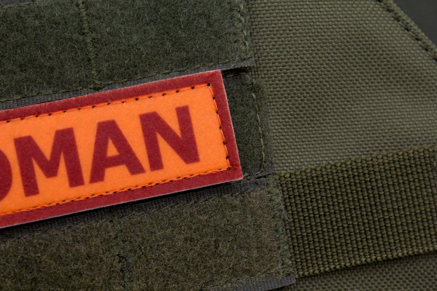 Demoman TF2 RED team stripe hook and loop morale patch
