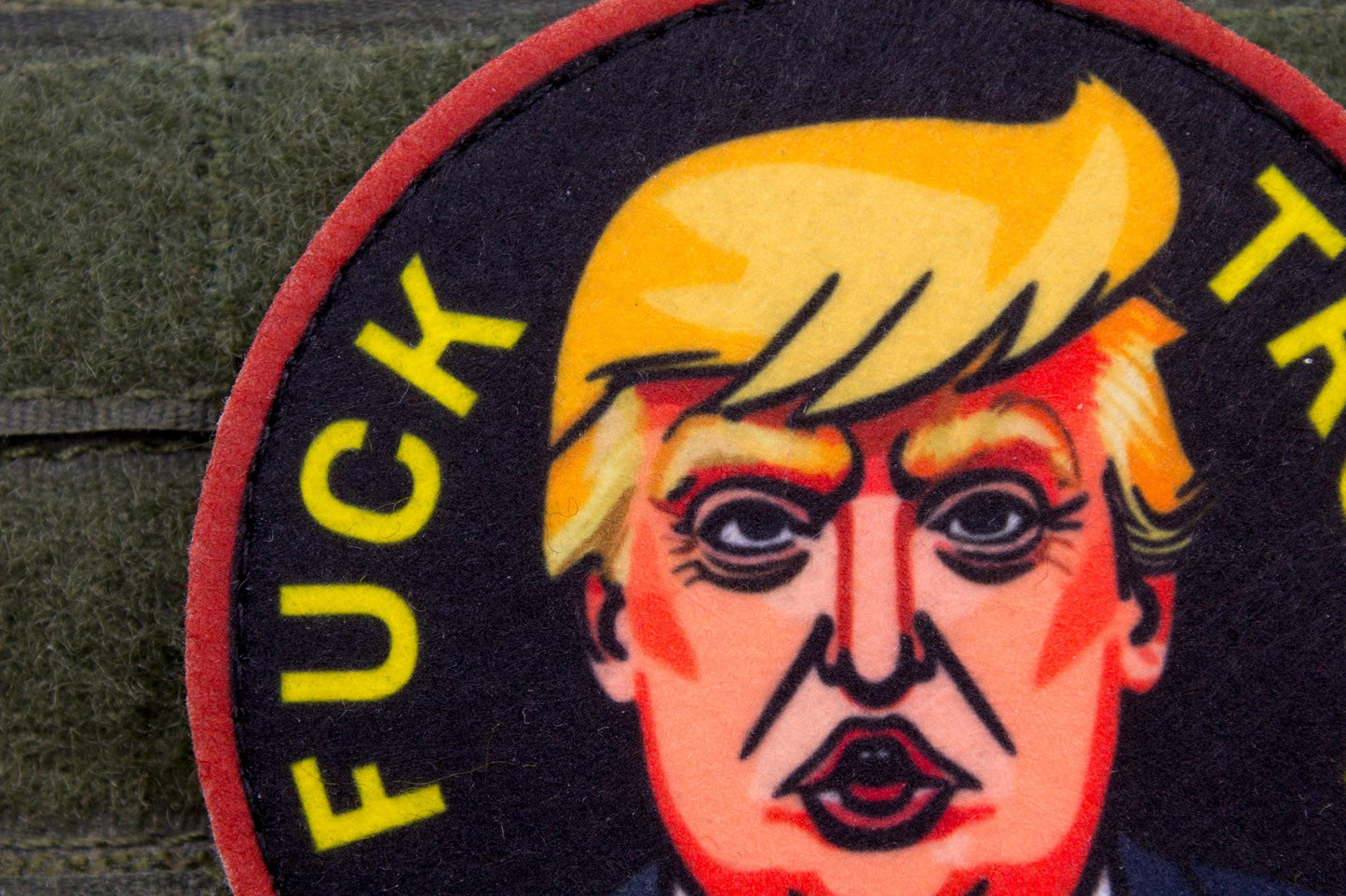 Fuck Trump hook and loop morale patch
