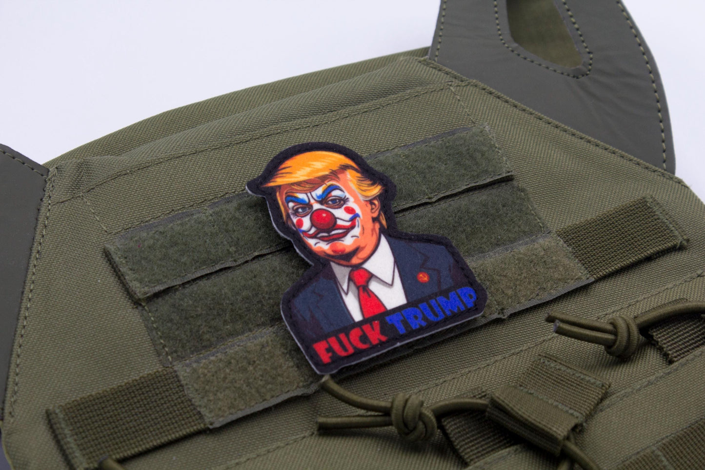 Fuck Trump Clown hook and loop morale patch