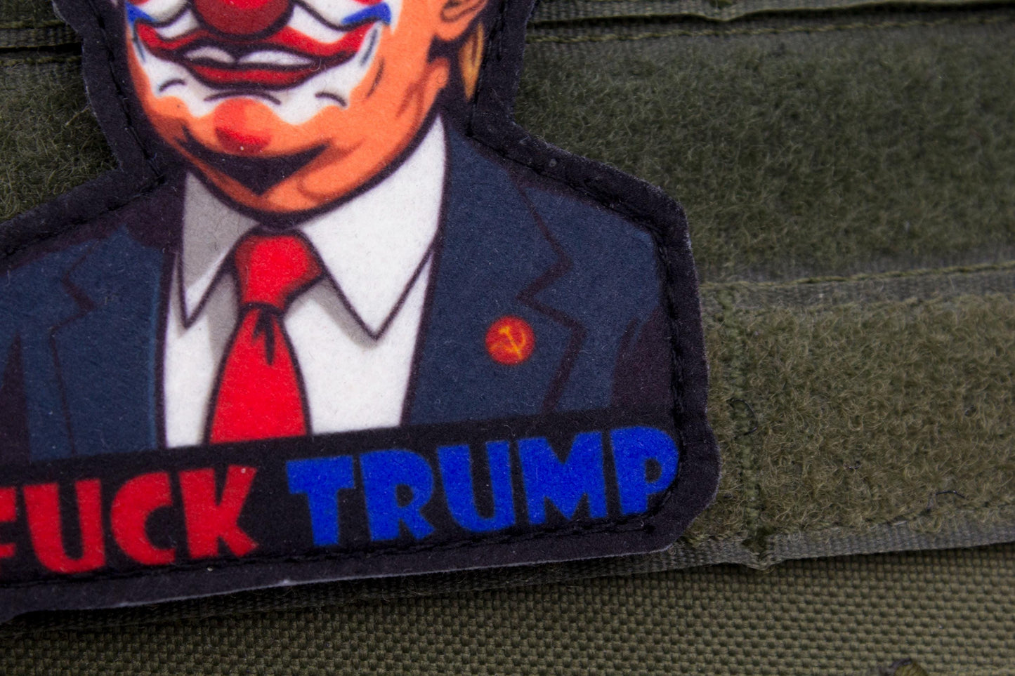 Fuck Trump Clown hook and loop morale patch