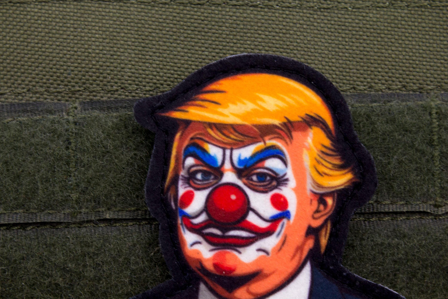 Fuck Trump Clown hook and loop morale patch