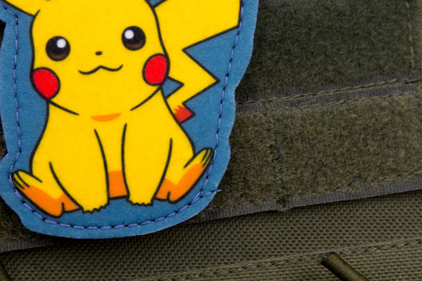 Pikachu Pokemon hook and loop anime patch