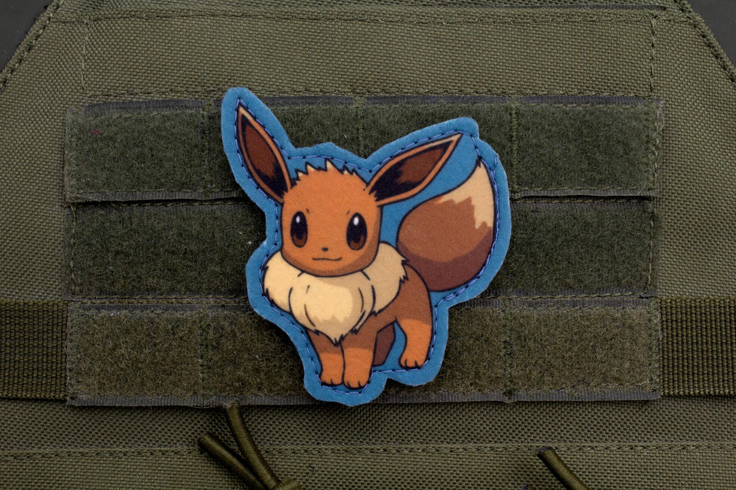 Eevee Pokemon hook and loop anime patch