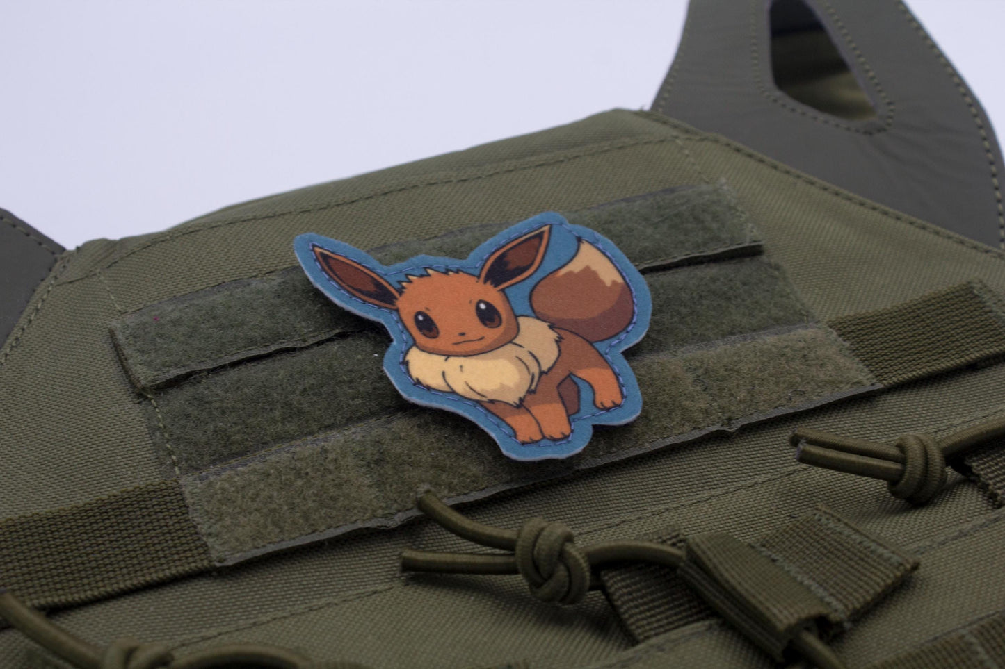 Eevee Pokemon hook and loop anime patch