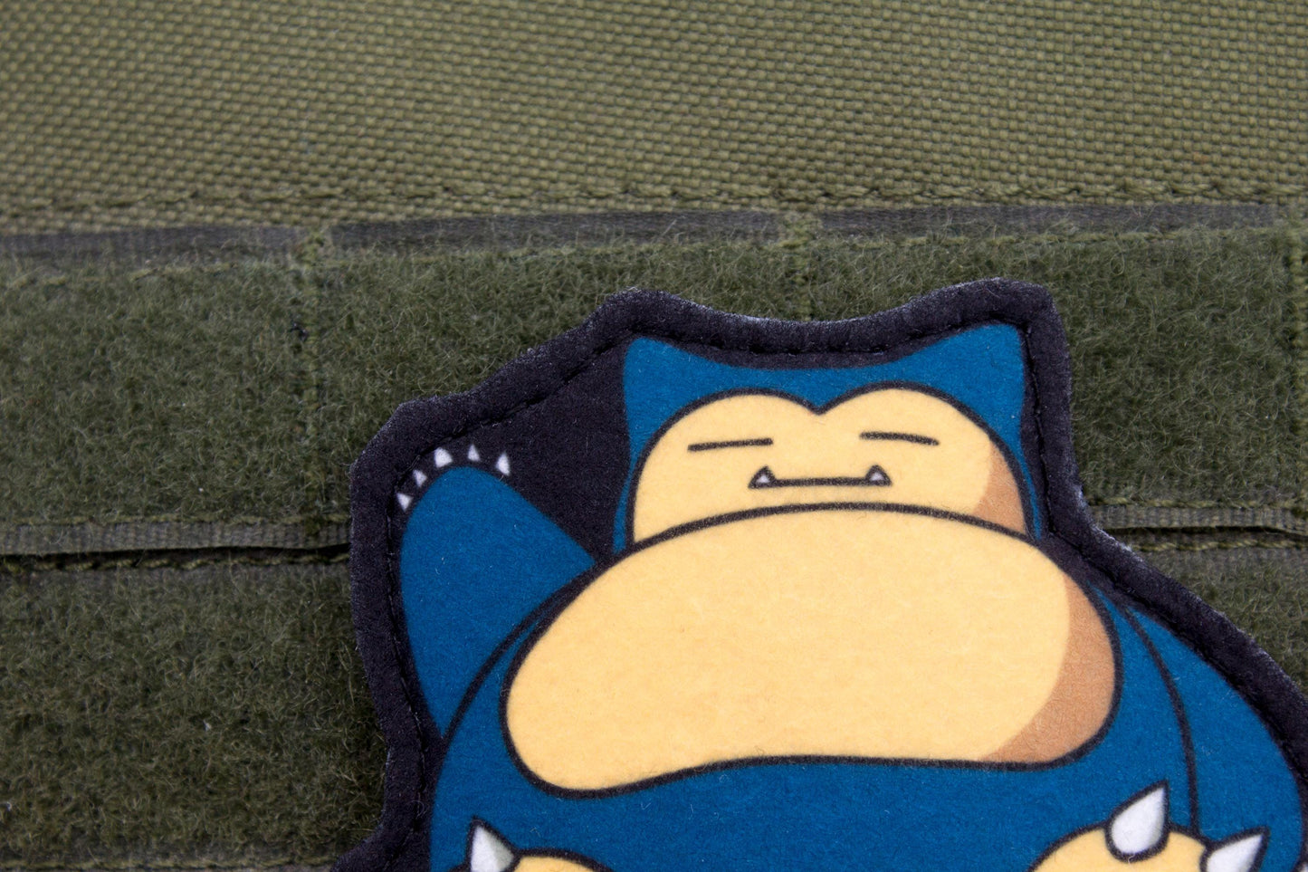 Snorlax Pokemon hook and loop anime patch