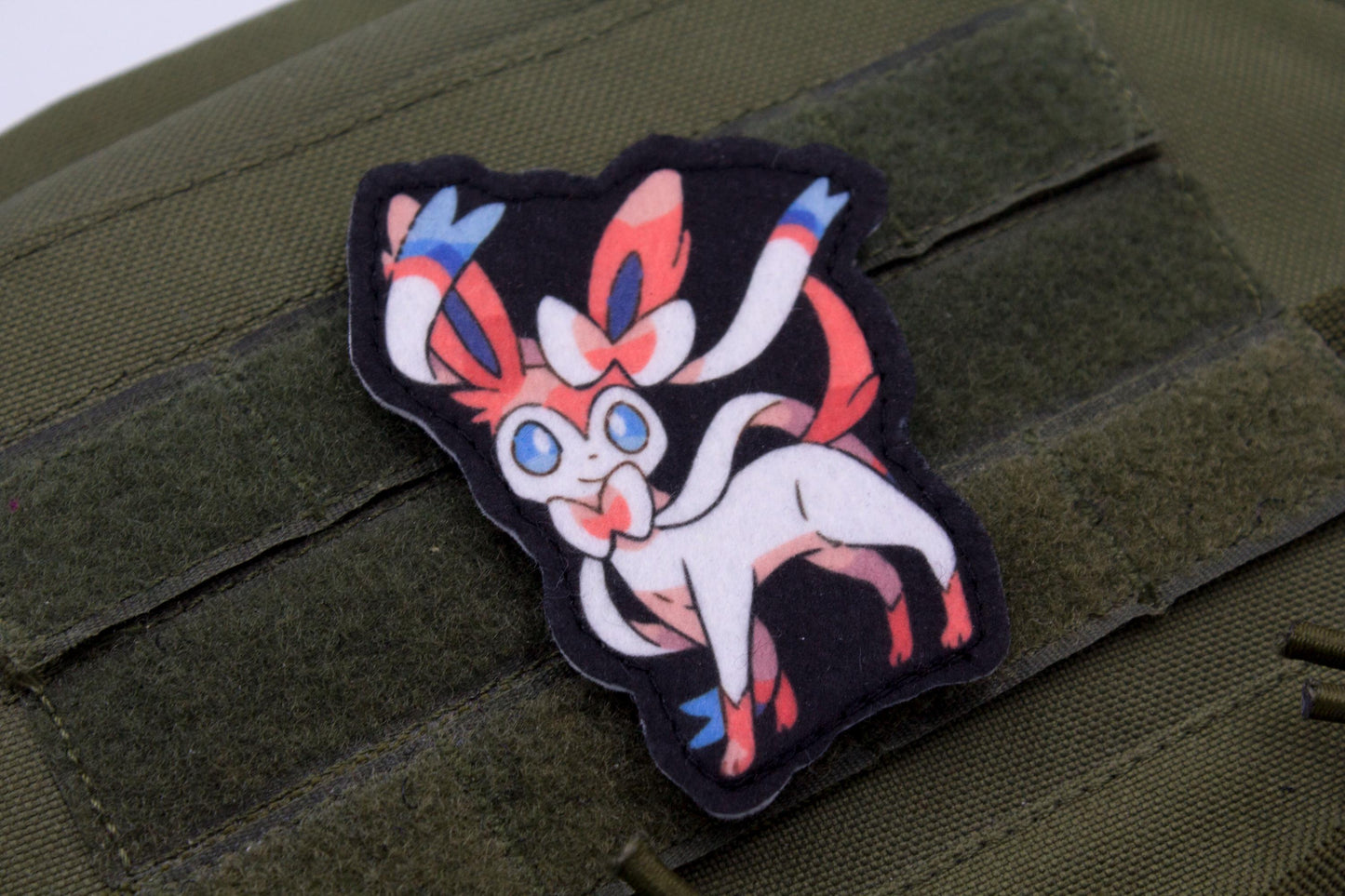 Sylveon Pokemon hook and loop anime patch