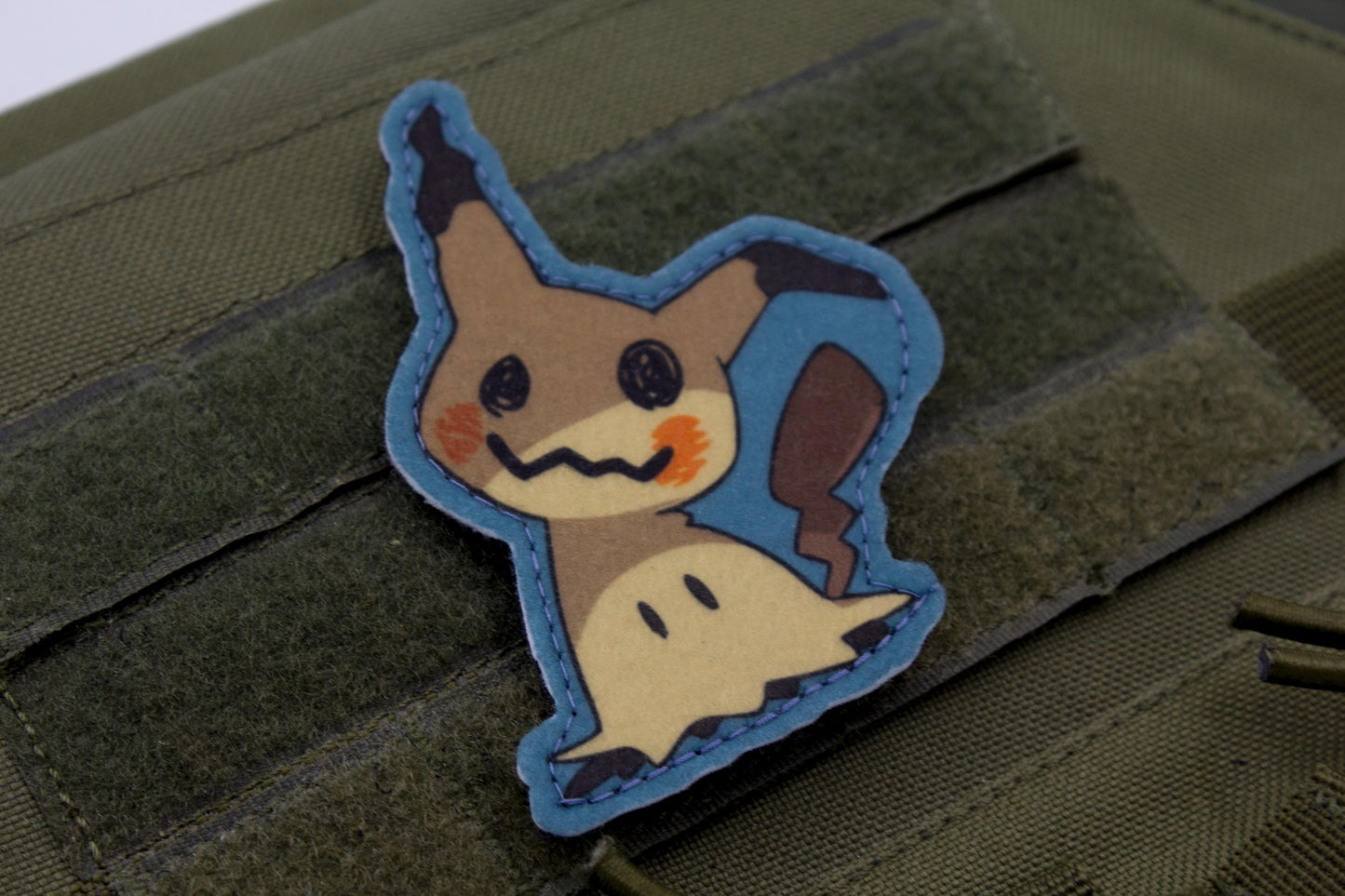 Mimikyu Pokemon hook and loop anime patch