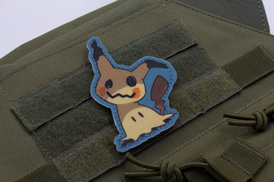 Mimikyu Pokemon hook and loop anime patch