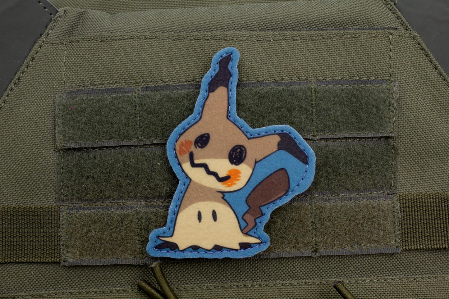 Mimikyu Pokemon hook and loop anime patch