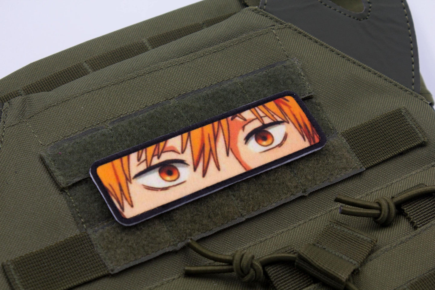 Denji eyes Chainsaw Man anime hook and loop patch