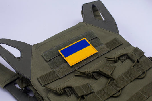 Ukraine flag hook and loop patch прапор України