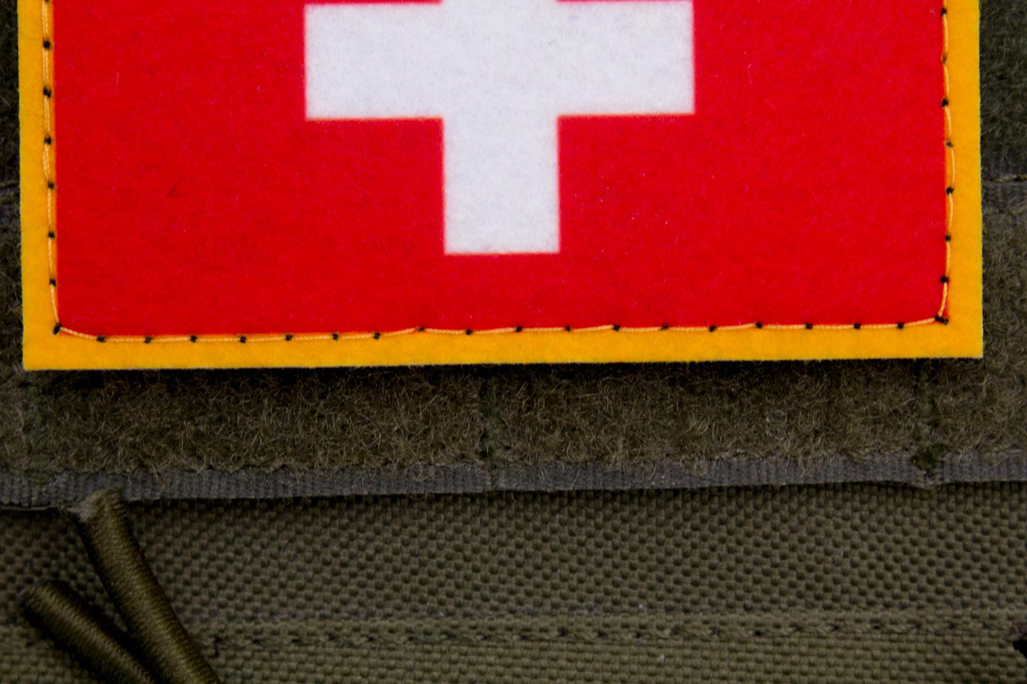 Switzerland Flag hook and loop patch Schweiz Flagge