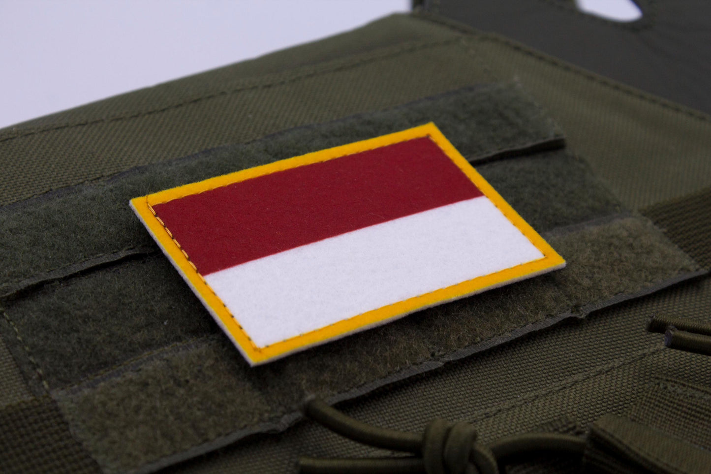 Monaco flag hook and loop patch