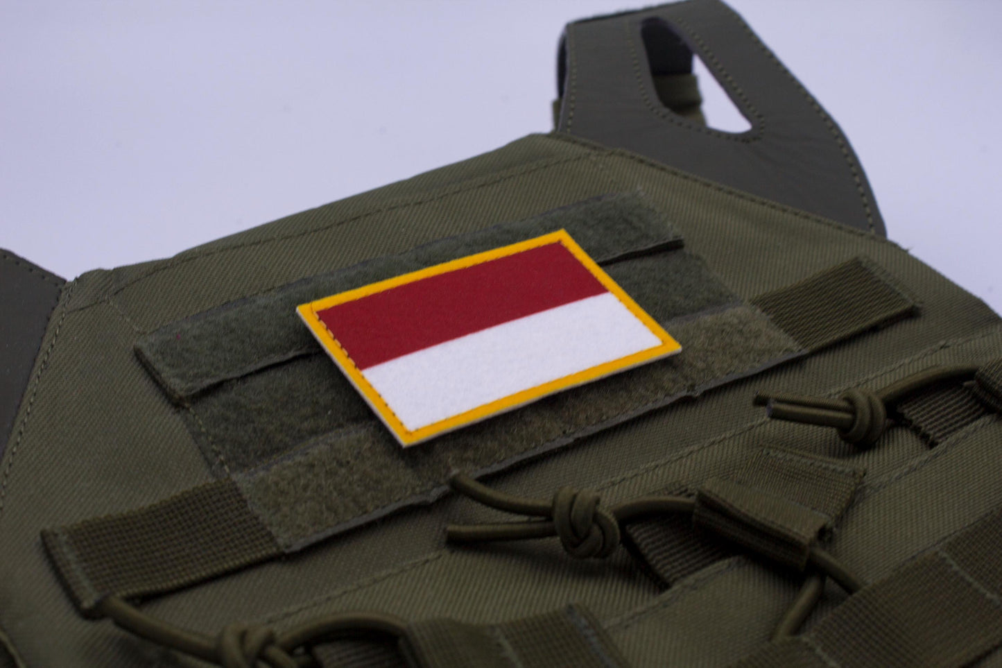 Monaco flag hook and loop patch