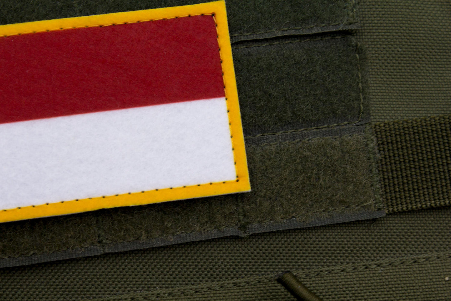 Monaco flag hook and loop patch