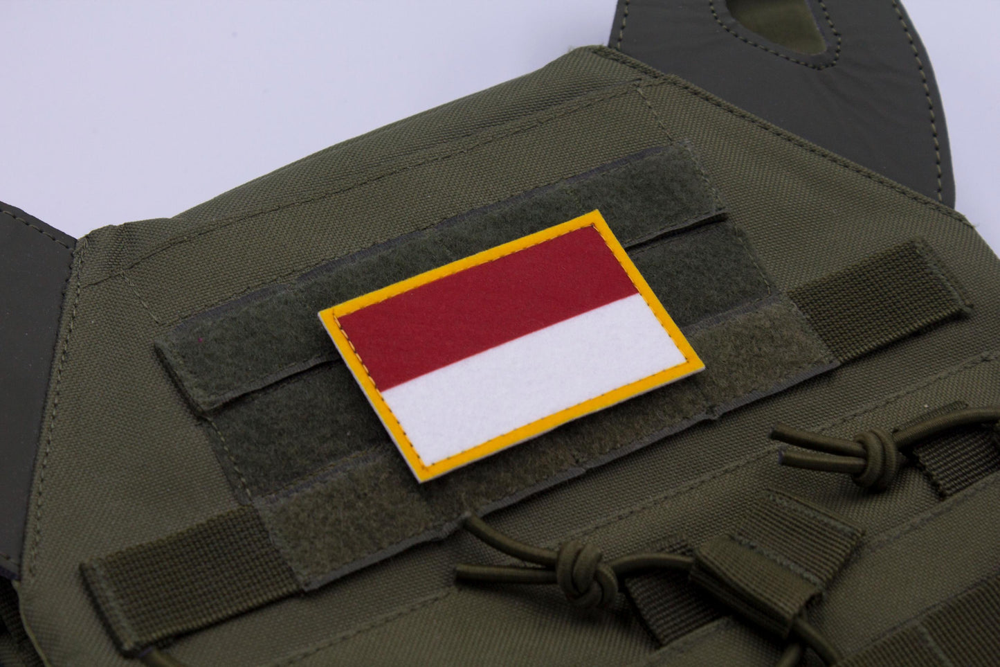 Monaco flag hook and loop patch