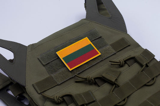 Lithuania flag hook and loop patch Lietuvos vėliava