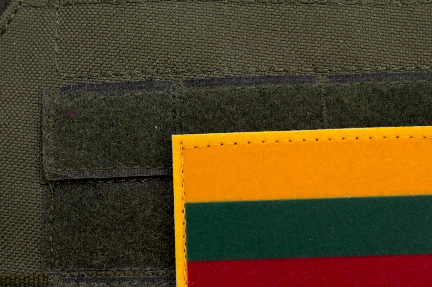 Lithuania flag hook and loop patch Lietuvos vėliava