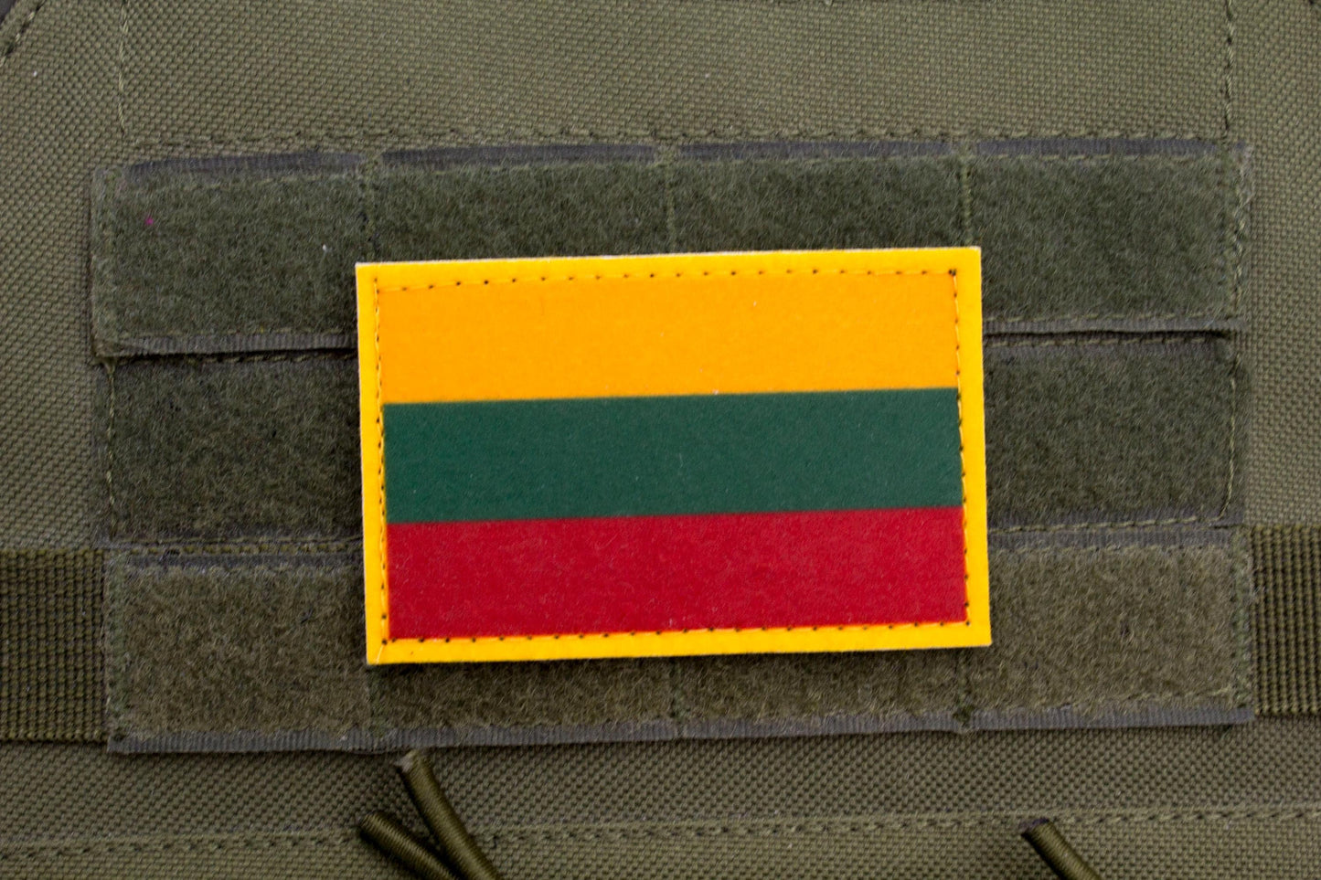 Lithuania flag hook and loop patch Lietuvos vėliava