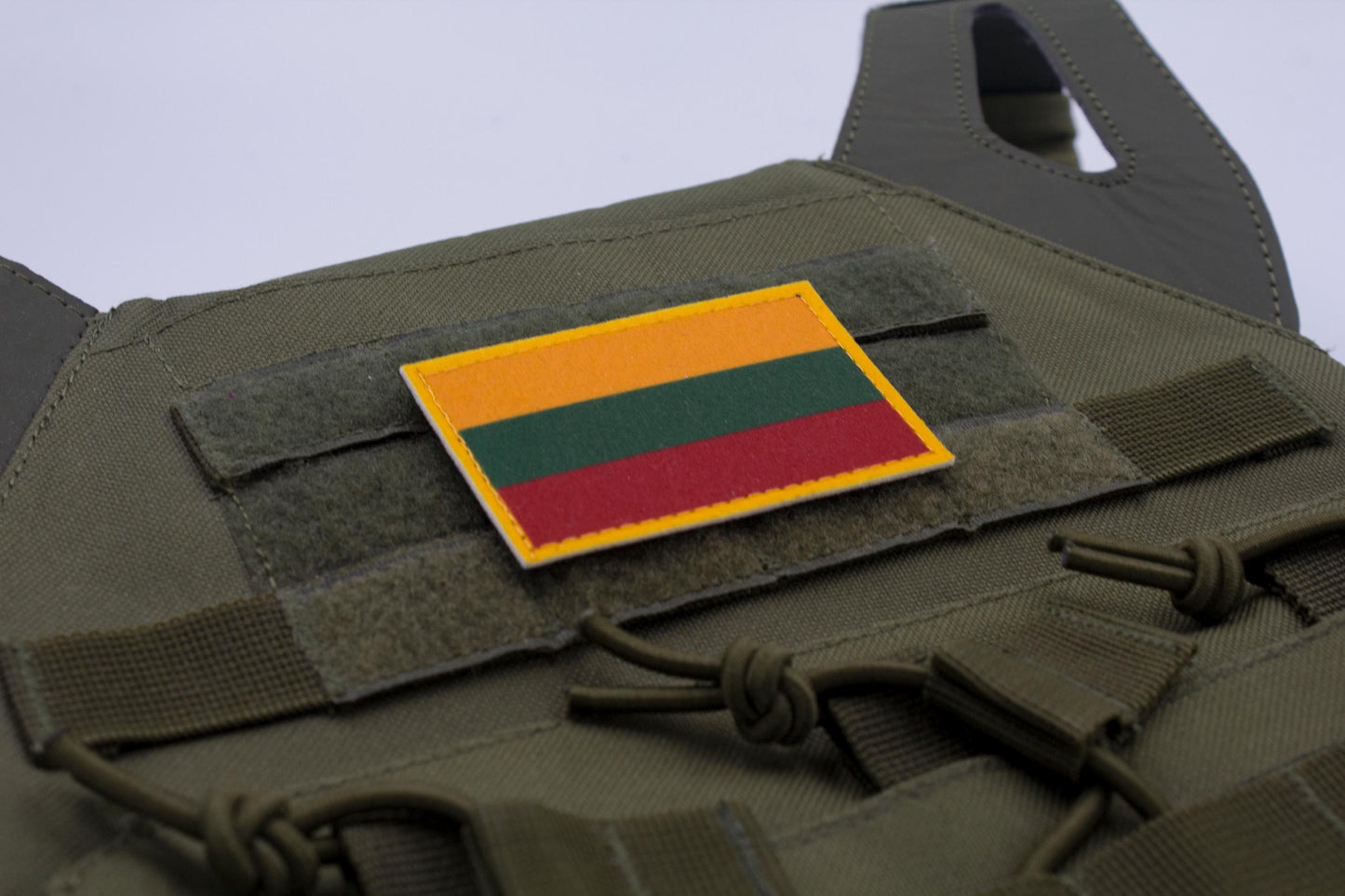 Lithuania flag hook and loop patch Lietuvos vėliava
