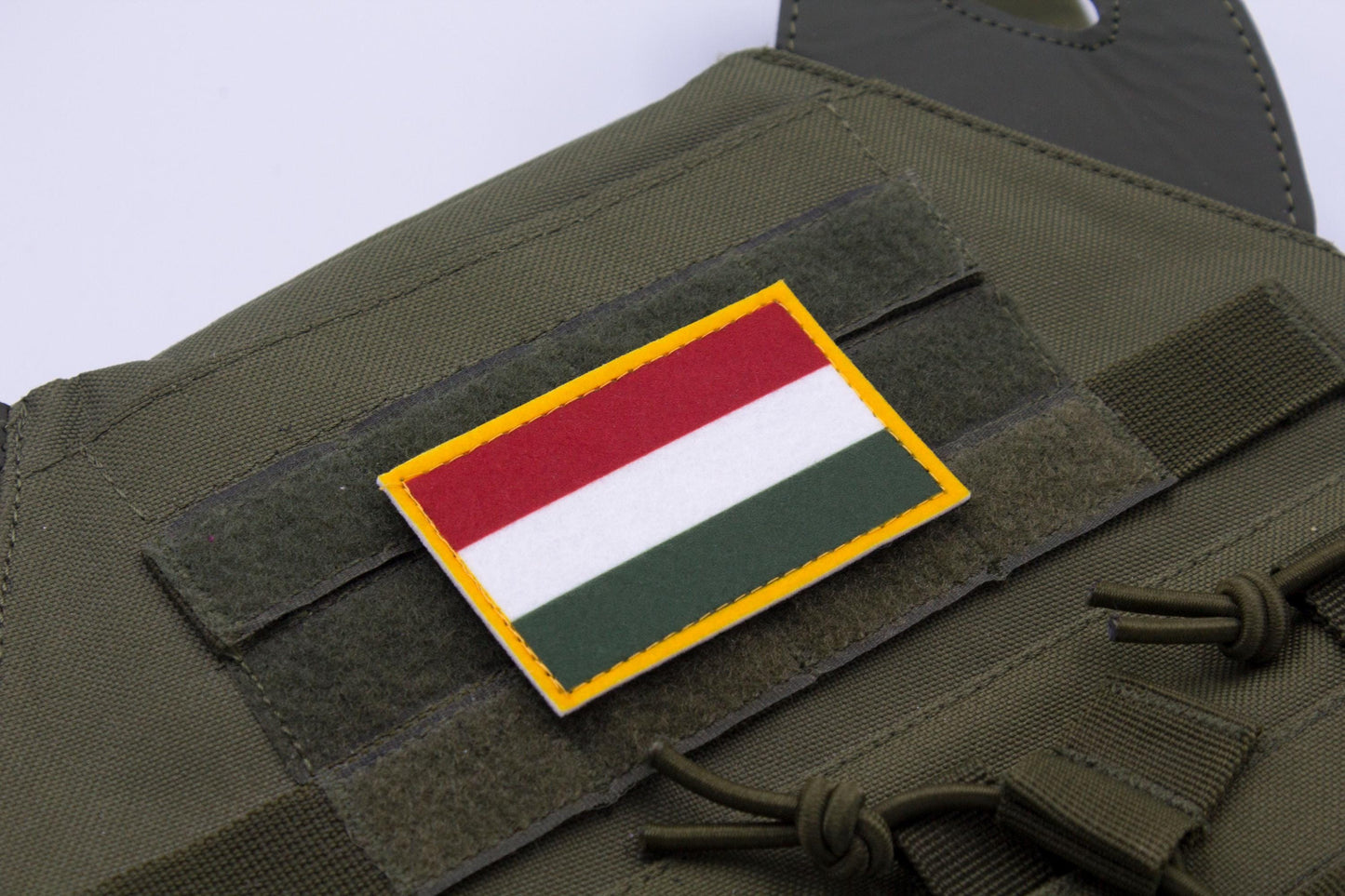 Hungary flag hook and loop patch Magyarország zászlaja