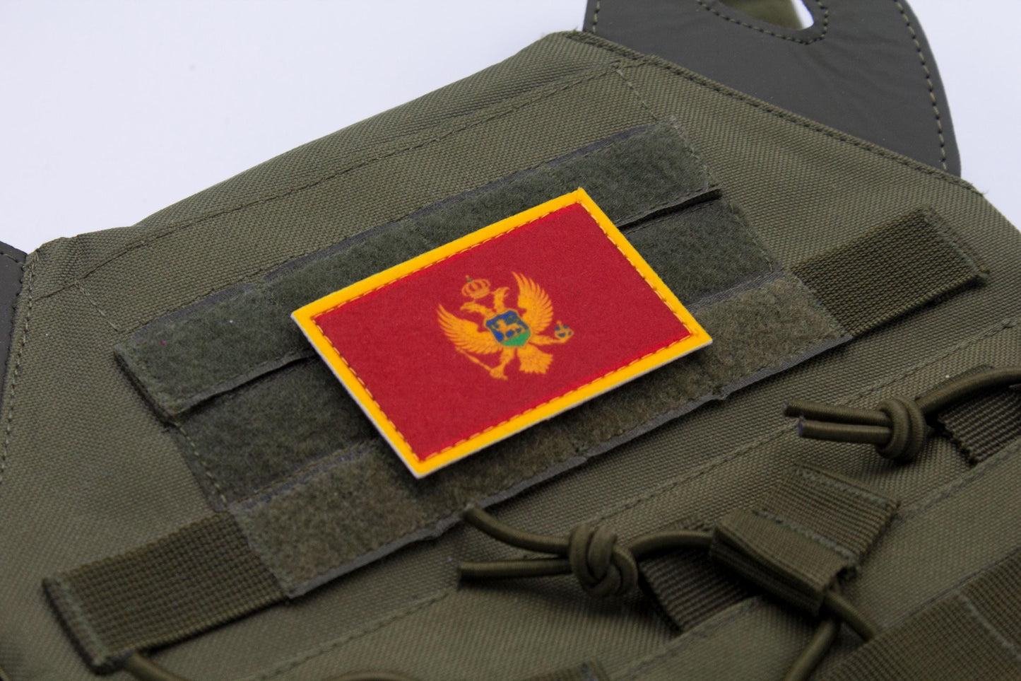 Montenegro flag hook and loop patch Crna Gora